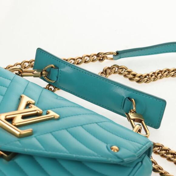 LOUIS VUITTON New Wave PM Heart bag Bag Turquoise Blue M51936 LV Auth 157113M - Picture 14 of 16